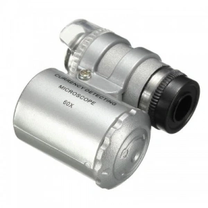 5 Için Uyumlu Kapaklı Lens Mikroskop Taşınabilir Mini Cep Boyutu Led Mikroskop No.9882ip5ii