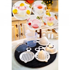 5 In 1 Süzgeç  Huni  Limon Sıkacağı  Yumurta Akı Ayırıcı Hazneli Mutfak Aparatı (74)