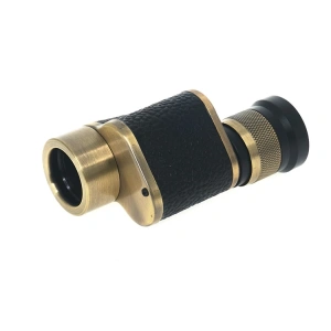 6x24  Baıgısh, Askeri Tarzi Pirinç Ve Deri Kaplamalı, Deri çantalı Monocular Dürbün Sarı (  )