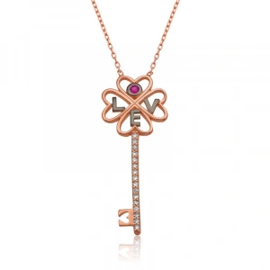 925 Ayar Gümüş Anahtar Kadın Gümüş Kolye Pt2610864 (74)