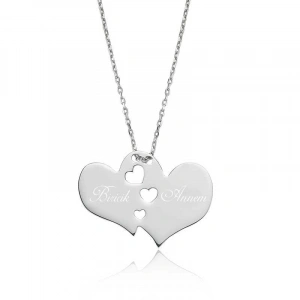 925 Ayar Gümüş Biricik Annem Yazılı Kadın Gümüş Kolye Pt2610538 (74)