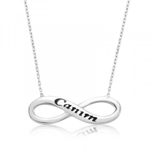 925 Ayar Gümüş Canım Sonsuzluk Kadın Gümüş Kolye Pt2610278 (74)