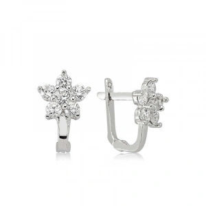 925 Ayar Gümüş Çiçek Küpe Ea1080001 (74)