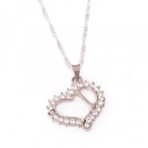 925 Ayar Gümüş I Harf Kalpli Kadın Gümüş Kolye Pnd47157050 (74)