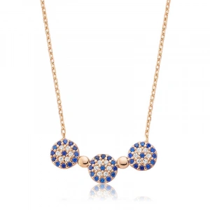 925 Ayar Gümüş Nazarlı Kadın Gümüş Kolye Pt2610126 (74)