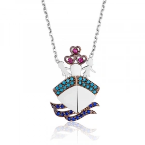 925 Ayar Gümüş Titanik Bayan Gümüş Kolye Pt2610508 (74)