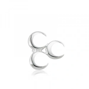 925 Ayar Gümüş Üç Hilal Rozet Brs98121017 (74)