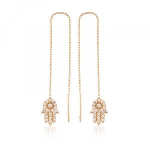 925 Ayar Gümüş Zincirli Fatma Ana Eli Küpe Ea1160050 (74)