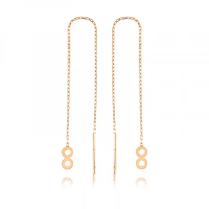 925 Ayar Gümüş Zincirli Sonsuzluk Küpe Ea1160055 (74)