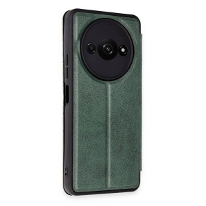 A3 4g Kılıf Flip Cover - Koyu Yeşil