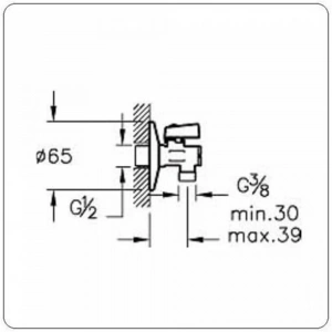 A45200 Filtreli Ara Musluk