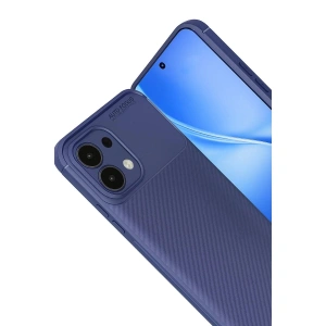 A6 Pro 4g Auto Fus Karbon Kapak - Lacivert