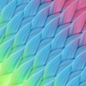 Afrika Örgülük Ombreli Sen  100 Gr. / Pembe / Açık Mi / Neon Sarı