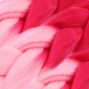 Afrika Örgülük Sen Ombreli  100 Gr./ Koyu Pembe / Açık Pembe