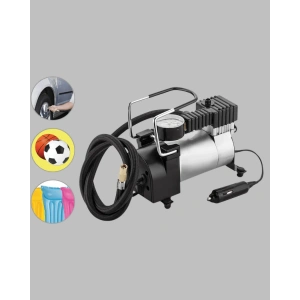 Ağır Hizmet Tipi Oto Kompresör 140 PSI Manometreli