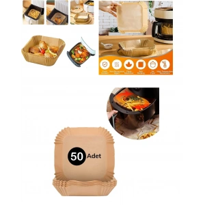Airfreyer Fritöz Kağıdı Kare XL / XXL 50li