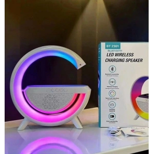 Akıllı Masa Lambası Hoparlör Led Işık & Kablosuz Şarj Alk2289