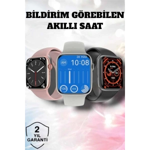 Akıllı Saat Adım Sayar, Kalp Atışı İzleme Dokunmatik Bluetooth Bağlantılı