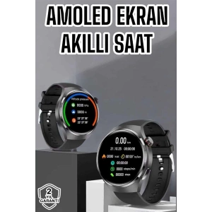 Akıllı Saat Bluetooth Bağlantılı Amoled Ekran Uyku ve Sağlık Takibi Yeni Nesil