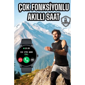Akıllı Saat Çok Fonksiyonlu Sesli Görüşme NFC Uyumlu Amoled Ekran Yeni Nesil