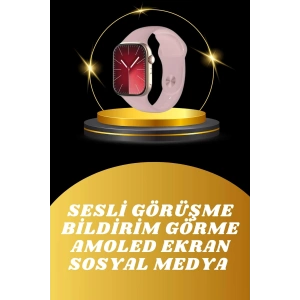 Akıllı Saat İos Andorid Destekli Arama Özeliği Sensörlü Bluetooth Bağlantılı