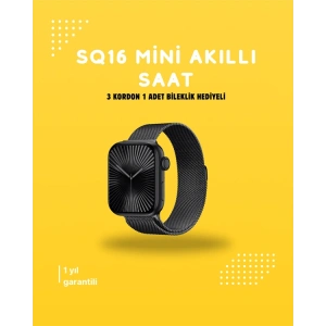 Akıllı Saat SQ16 Mini Series 10 | Unisex Tasarım, Sağlık ve Spor Takibi