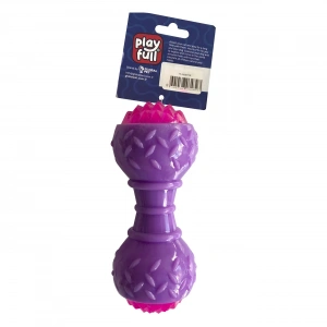 Aktivite Sesli ve Işıklı Köpek Oyuncak Dumbel 5x15 cm Mor