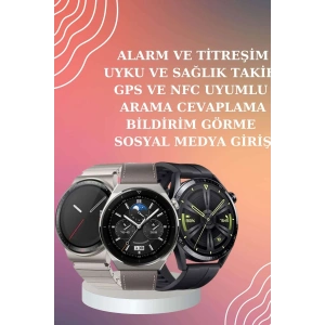 ANC Özellikli Bluetooth Kulaklık ve Amoled Ekran Akıllı Saat Uyku ve Sağlık Takibi Nabız Ölçer