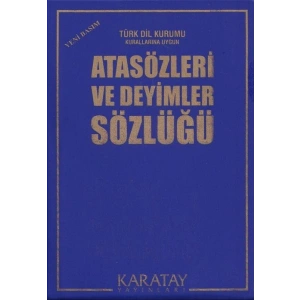 Atasözleri ve Deyimler Sözlüğü (Plastik Kapak)