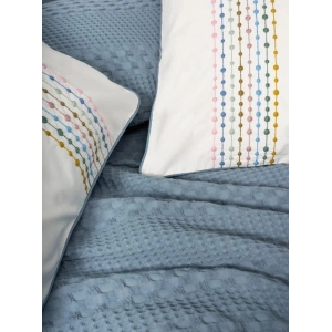 Aura Çift Kişilik Pike Takımı Pebble İndigo