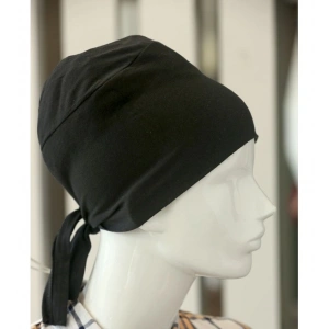 Bağlamalı Tesettür Bone  Bağlamalı Bandana 5 Adet (74)