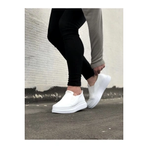 Beyaz Düz Casual Erkek Ayakkabı