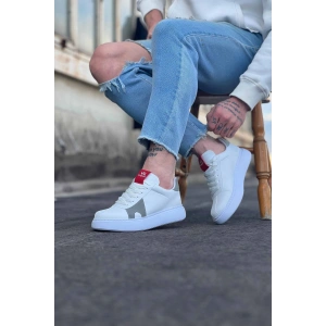 Beyaz Gri Erkek Casual Ayakkabı