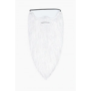 Beyaz Renk Lastikli Uzun Takma Sakal 40 cm