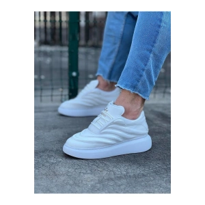 Beyaz Rugan Erkek Casual Ayakkabı