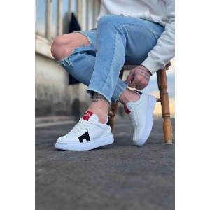 Beyaz Siyah Erkek Casual Ayakkabı