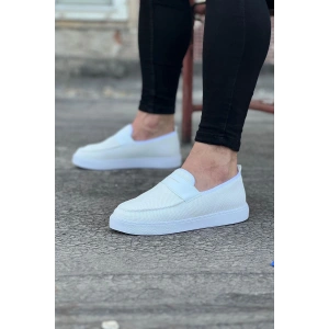 Beyaz Triko Babet Erkek Casual Ayakkabı