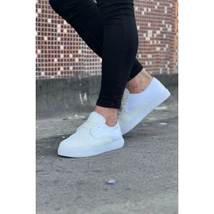 Beyaz Triko Erkek Casual Ayakkabı