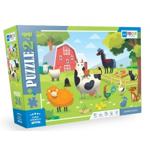 Blue Focus Farm Anımals (Çiftlik Hayvanları) - 24 Parça