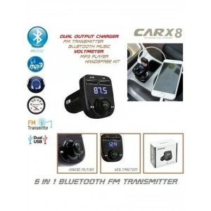 Bluetooth Fm Transmitter Car X8 (  )