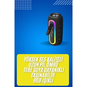 Bluetooth Hoparlör USB Şarjlı Uzun Pil Ömrü Android ve İOS Uyumlu Renkli Yeni Nesil