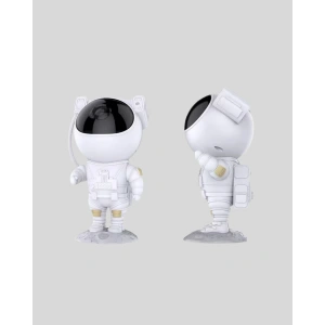 Bluetooth Müzikli Astronot Projeksiyon Lambası Yıldız ve Ay Efektli