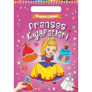 Boyama Çantam - Prenses Kıyafetleri