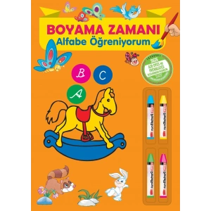 Boyama Zamanı Alfabe Öğreniyorum