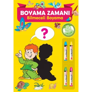 Boyama Zamanı Bilmeceli Boyama