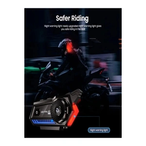 Bt57 Motosiklet Kask Kulaklık Intercom Işıklı Motorsiklet Interkom