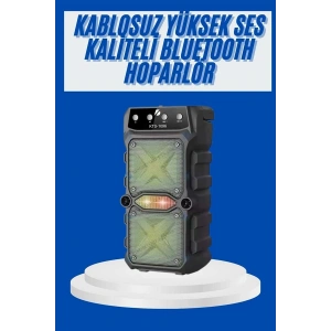 Büyük Boy Bluetooth Hoparlör Çoklu Bağlantı Çift Çıkışlı Taşınabilir Kesintisiz