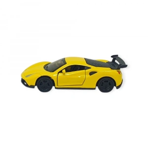 Çek Bırak Metal Küçük Arabalar 8 cm - 6411A-17 - Sarı - 1 ADET