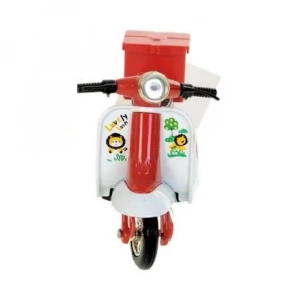 Çek Bırak Metal Vespa Motor  Cm - FY361A-D - Kırmızı - 1 ADET