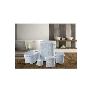 Çeyiz Seti Rattan 5 Parça Örgülü Çeyiz Seti